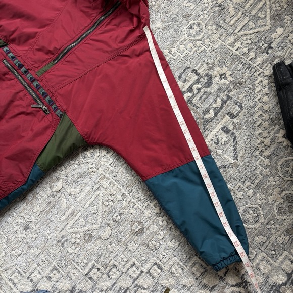 Vintage LL Bean 3M Thinsulate Anorak Jacket Colorblock 1/4 Zip WIndbreaker - Picture 15 of 16
